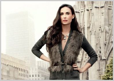 Demi Moore for Ann Taylor 2011 Fall Ad Campaign