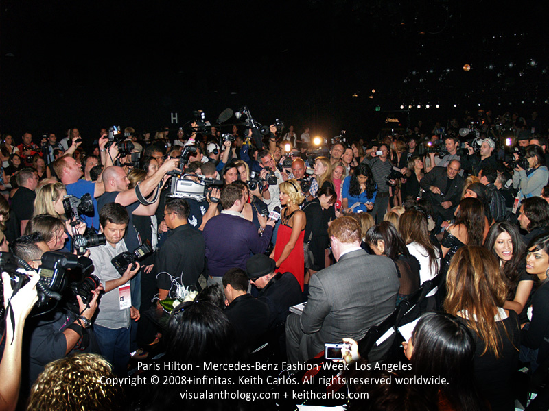 Paris Hilton - Mercedes-Benz Fashion Week Los Angeles