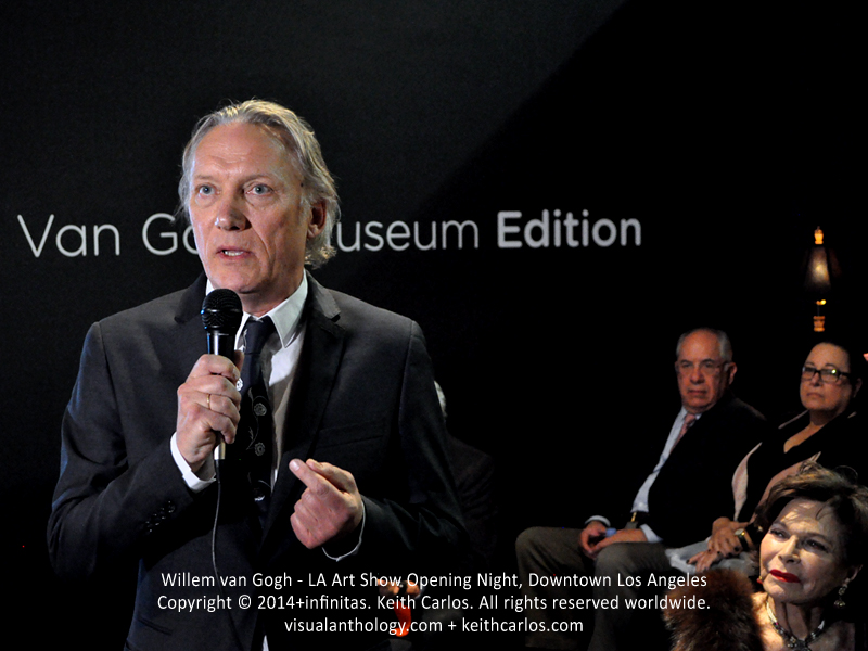 Willem van Gogh - LA Art Show Opening