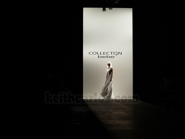 Bebe Collection runway catwalk at Mercedes-Benz Fashion Week Los Angeles